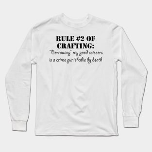 Rules of Crafting Long Sleeve T-Shirt